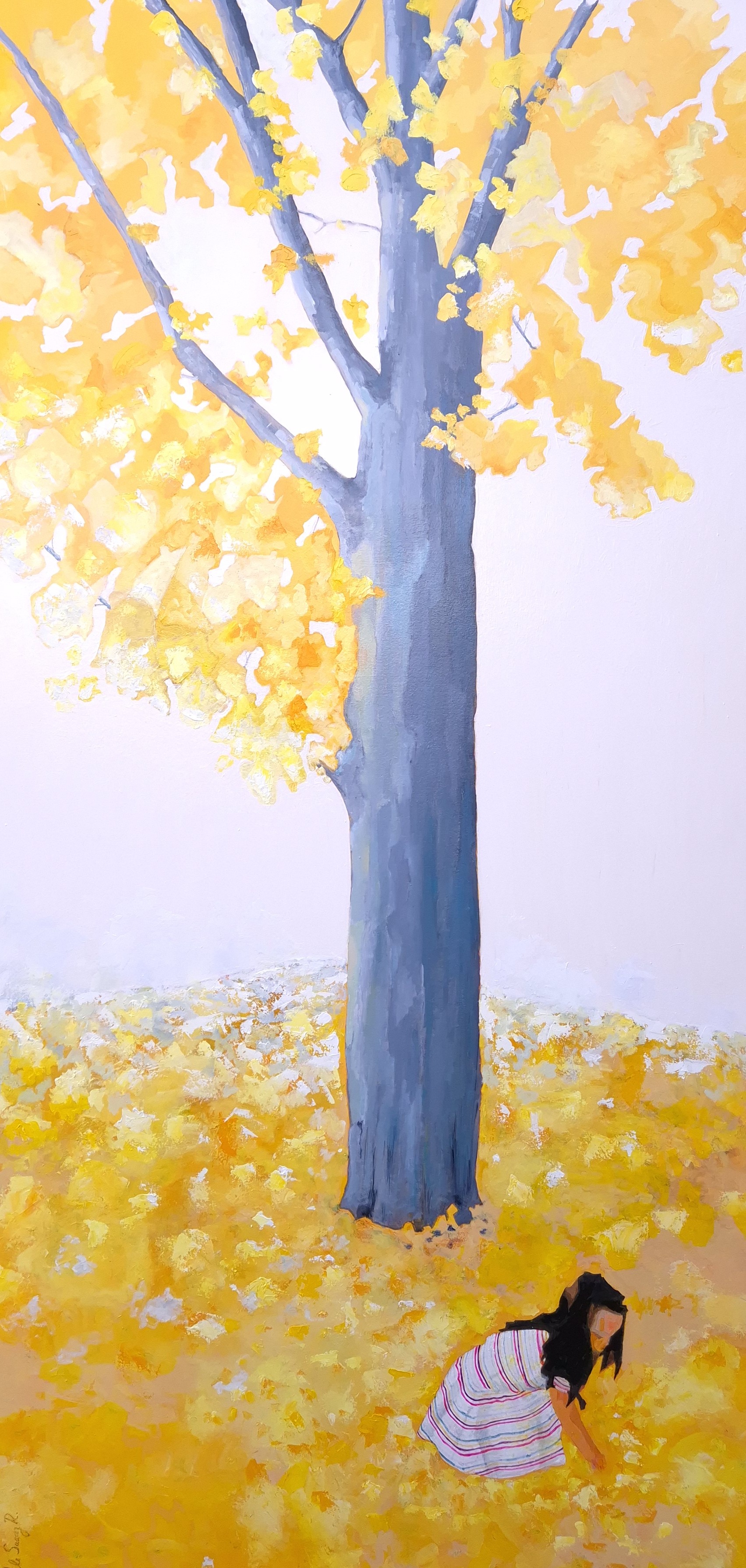 Niña de otoño